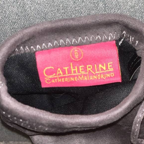 Catherine Malandrino Paidyn Grey Sock Booties Sz 6 - Picture 7 of 9